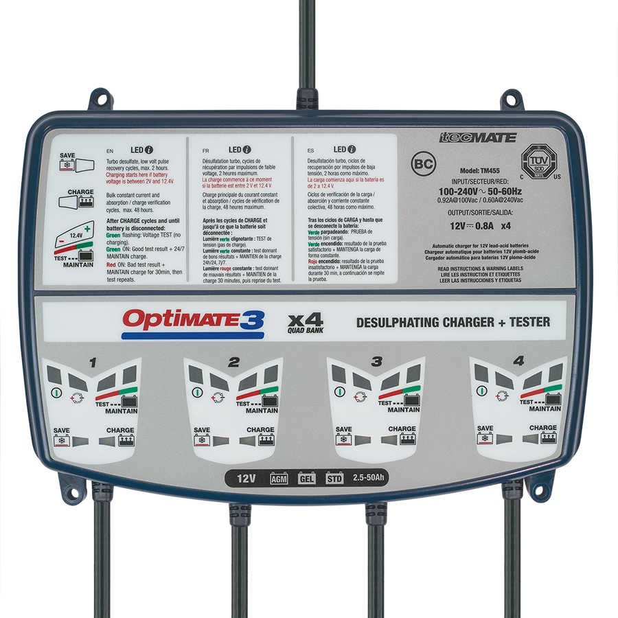 OptiMate 3 (GLOBAL), replaces OptiMate 3+ - Optimate Battery Charger Shop