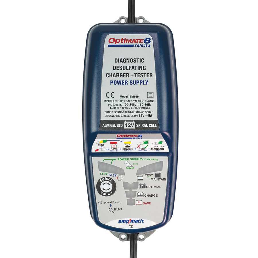 OPTIMATE O-121 6 LED Torch & Vehicle Charging System Checker – Handy Battery Tester For All Manufacturers