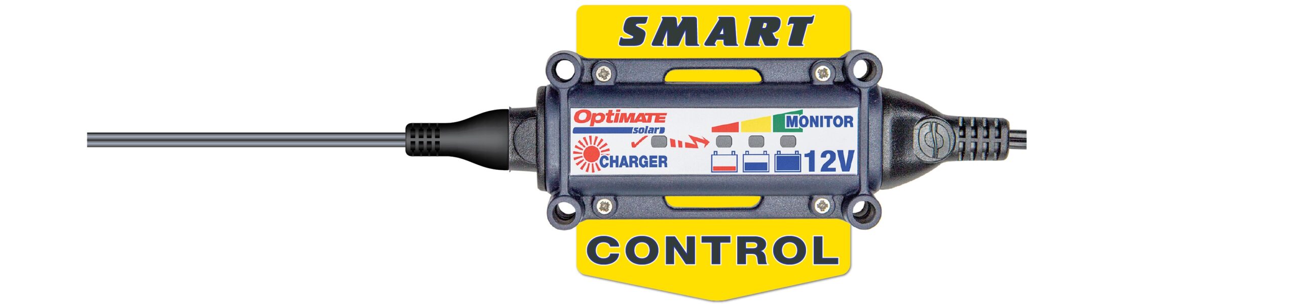 The smart charge controller automatically adjusts charge according to battery type and condition. 