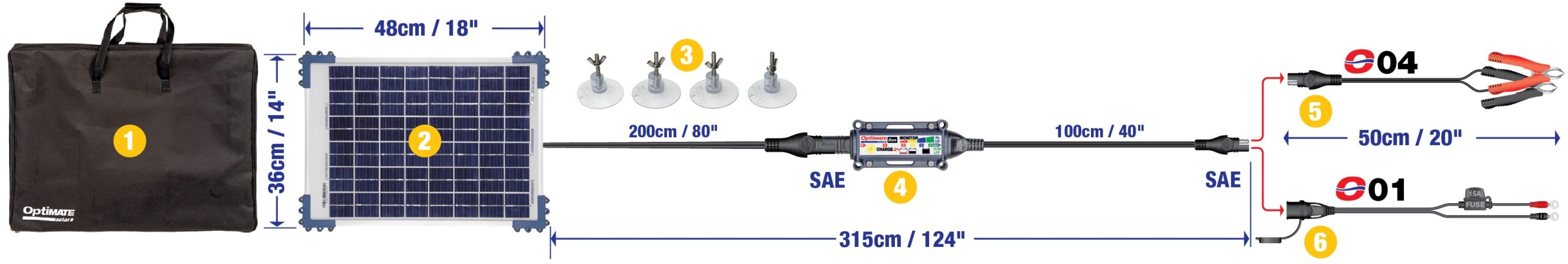 Chargeur de batterie solaire Tecmate DUO TRVL - Chargeurs batterie - Atelier