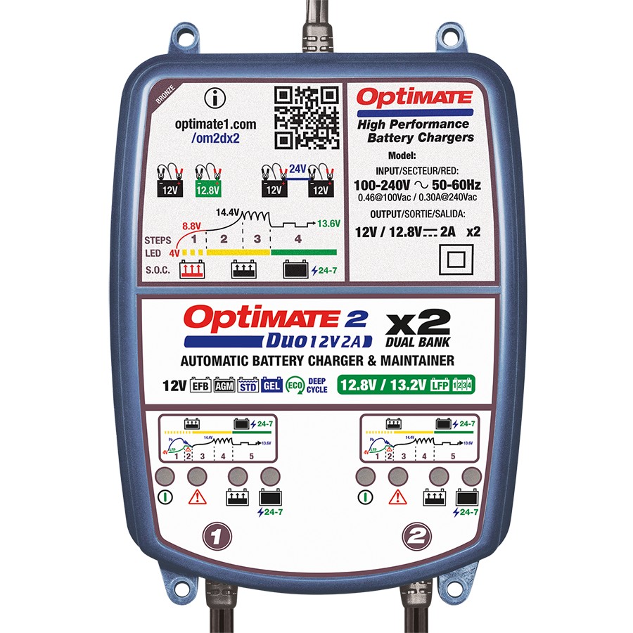 TecMate Optimate 2 DUO Multi-Bike Battery Maintainer Review - ADV Pulse