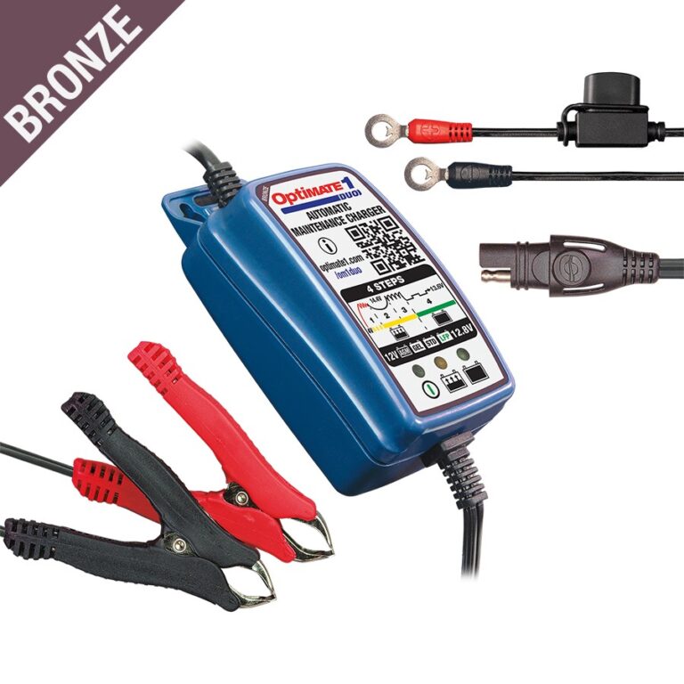 Tecmate OptiMate 1 DUO TM-409 Automatic Battery Charger & Maintainer