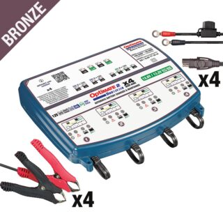 optimate 2 duo x 4 bank battery charger product image