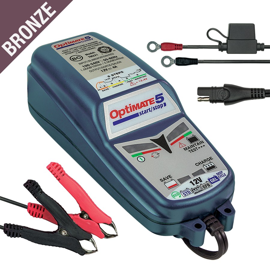 OptiMate 5 Battery Charger - KGB Motorcycle Distribution