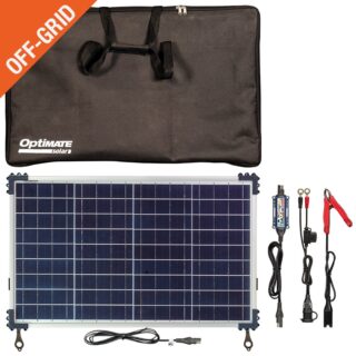 optimate solar duo 10w travel kit