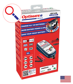 Chargeur de batterie Optimate 6 Ampmatic - Krax-Moto