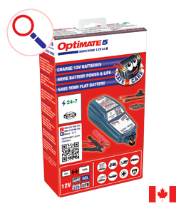 Battery Charger w/ Tester Optimate 5 by Drag Specialties - 3807-0467