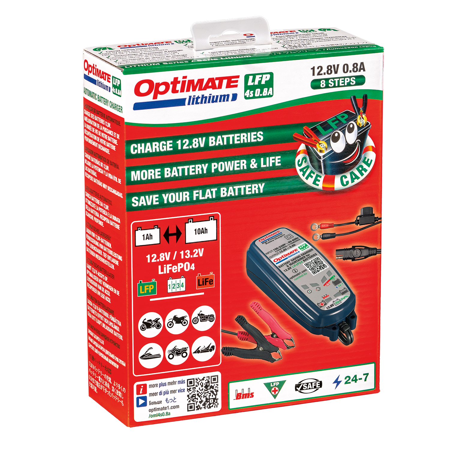 OptiMate Lithium 4s 0.8A – テックメイトジャパン㈱ 公式HP OptiMate充電器
