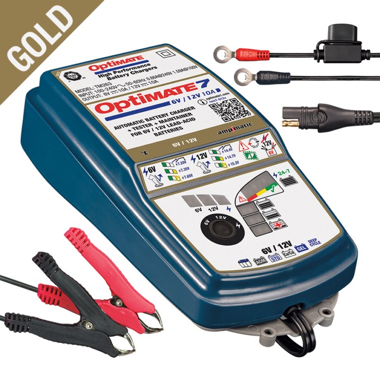 OptiMate 7 Select, TM251, 9-step 12V 10A Sealed Battery Saving Charger