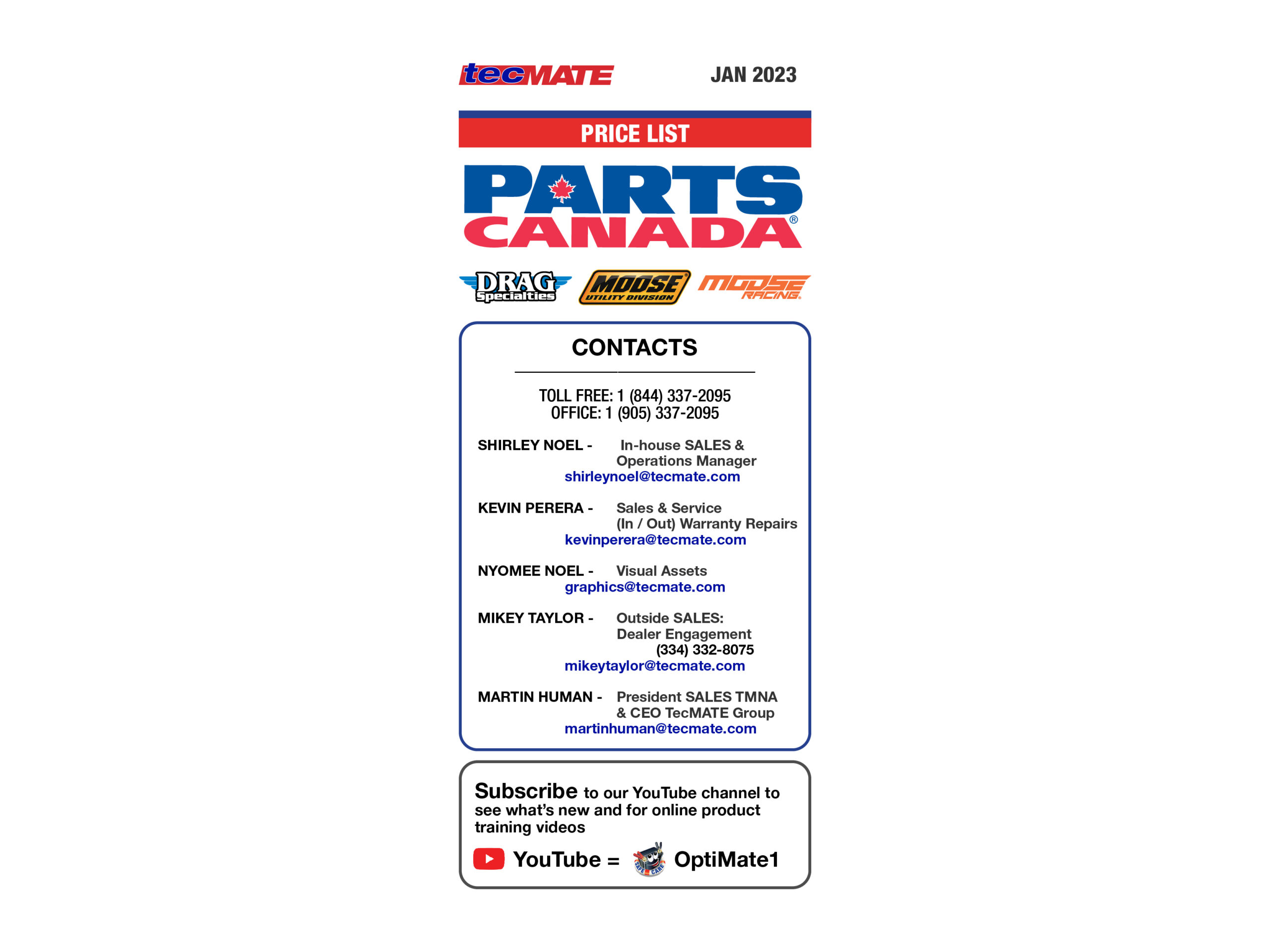 Parts Canada OptiMate