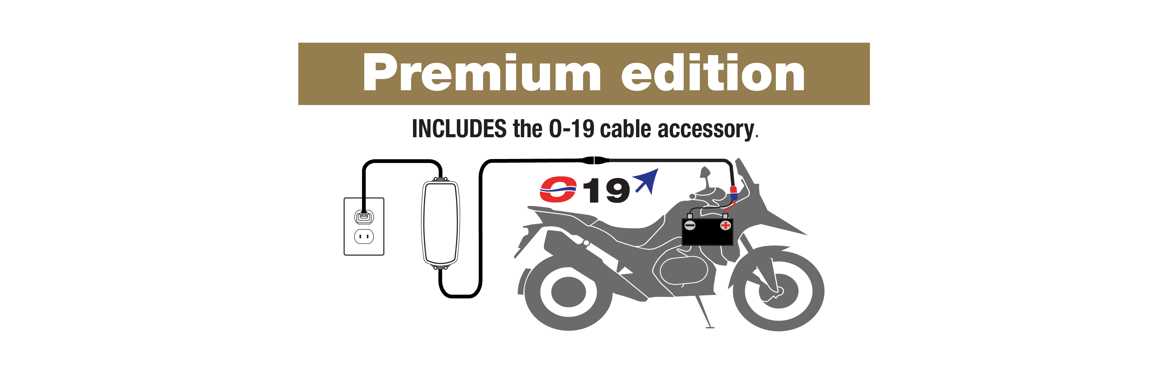 OptiMate 4 Lithium optional cable accessories & premium edition
