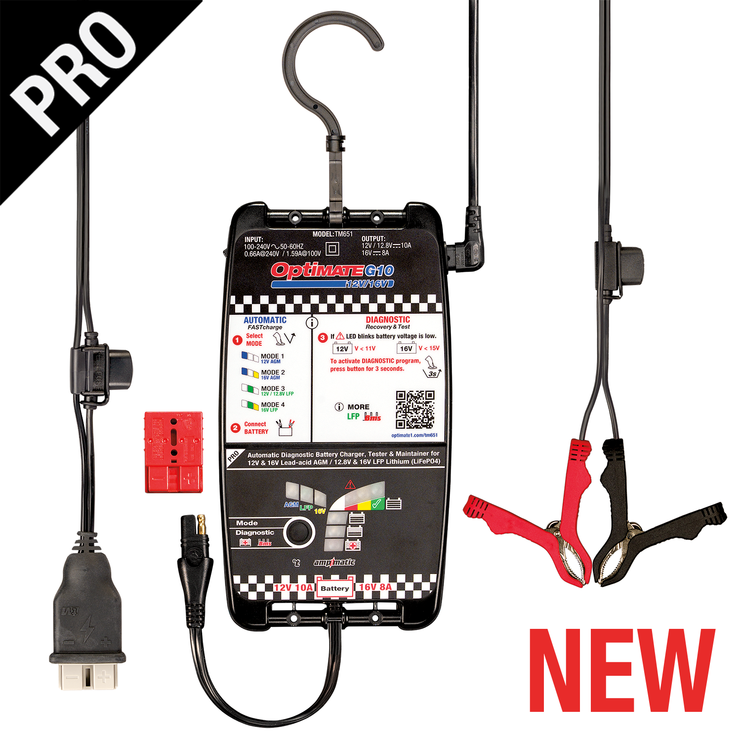 OptiMate G10 12V/16V