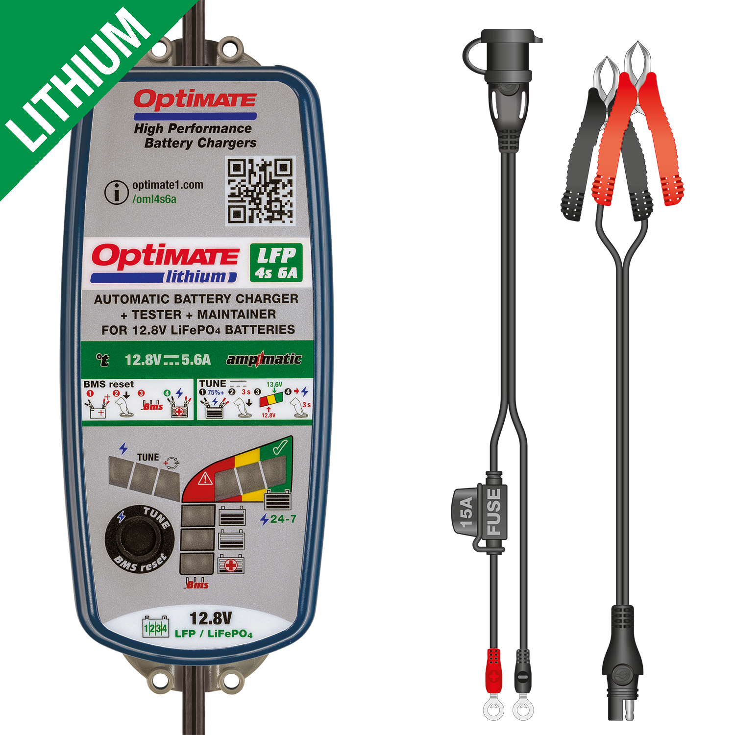 OptiMate Lithium 4s 6A