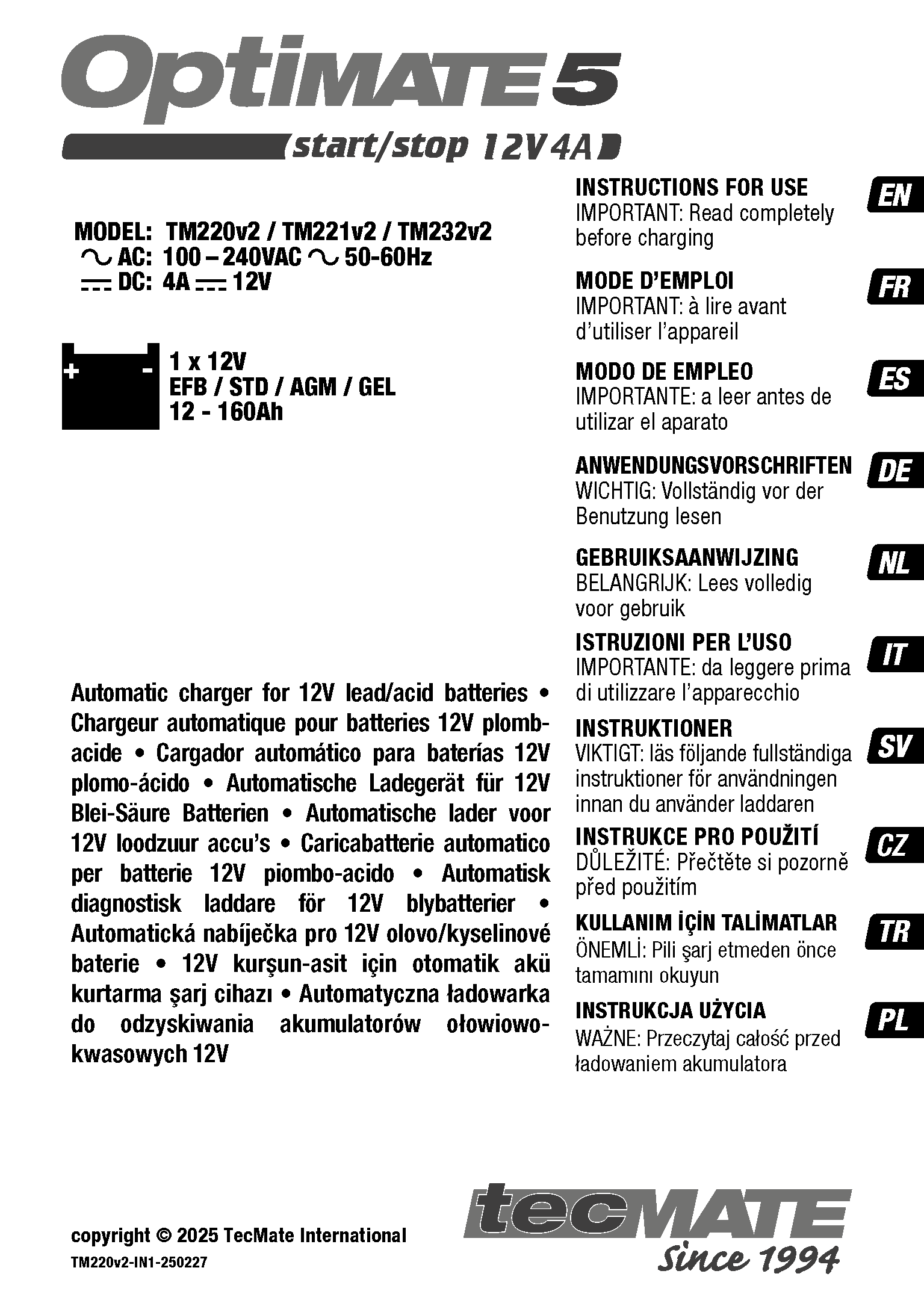 TM220v2-OptiMate-5-Start-Stop-Silver