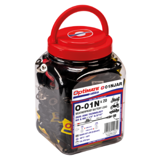 O-01 Cable de batería x20 |Terminales de anillo M6-M8 > SAE | 7A máx.